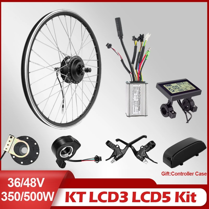 Elektrofahrrad-Nabenmotor vorne und hinten, 36 V, 48 V, 350 W, 500 W, Jep Diego Diego Diego, Elektrofahrrad-Umrüstsatz, 20 Zoll, 26 Zoll Image