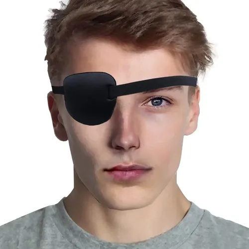 1 Stück Augenklappe Augenklappen für Erwachsene verstellbare weiche Amblyopie faule Augenklappen für