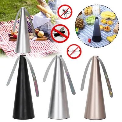 Outdoor Fly Bug Repeller Küche Esstisch Mahlzeit Pest Fan Desktop Tabletop Elektrische Batterie Betrieben Lebensmittel Schutz Werkzeug