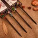 2022 neue Handgemachte Luxus Blume Haarnadeln Haar Sticks Vintage Holz Chinesischen Haar Stick Pins