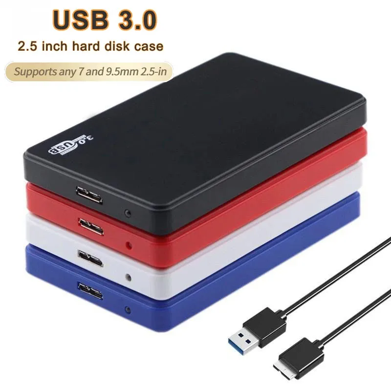 USB 3.0 bis 2,5 Zoll Festplattengehäuse SATA HDD SSD Gehäuse 5 Gbit/s externe Festplatte Festplattenbox für PC Laptop Smartphone PC Laptop Image
