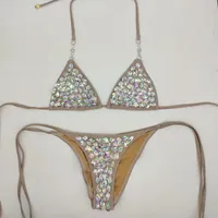 2020 venus urlaub diamant bikini set bandage bademode sexy frauen badeanzug push-up bademode biquini