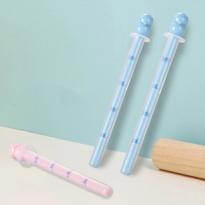 Kinder Medikamente Gerät Baby Squeeze Medikament Feeder mit Skala Anti Erstickung Spritze Typ Neugeborenen Sicher Medizin Spender Image