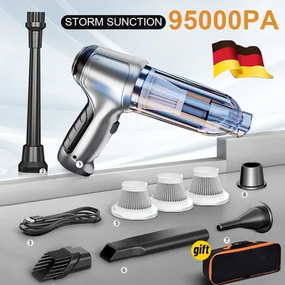 95000PA Auto Staubsauger Wireless Leistungsfähige Reinigung Maschine Auto Roboter Auto Zubehör Image