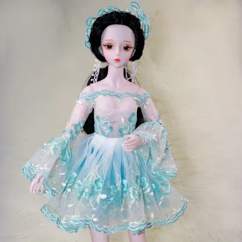 Mode Ballett Tutu Kleid für Barbie Puppe Outfits Kleidung 1/3 Puppe Accessoires Strass 3-lagigen
