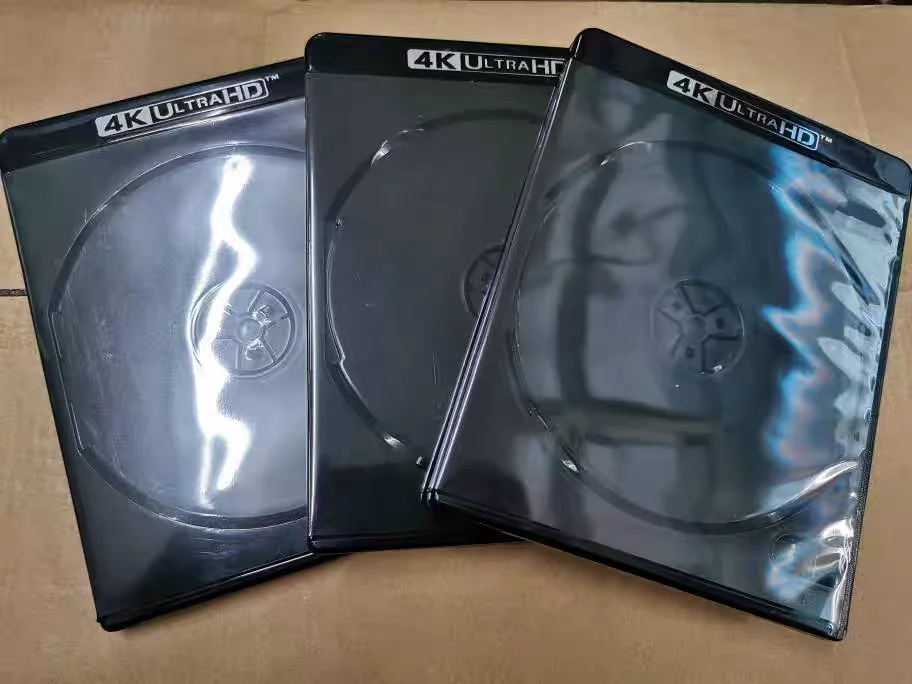 4K ULTRADHD BDR Blu Ray Disc Case CD DVD Disc Box Kunststoff klappbar für 4 Discs PS4 PS5 5 Stück/Packung Image