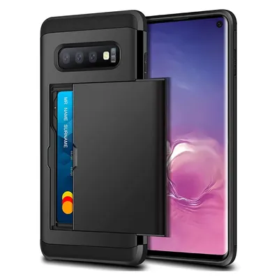 S10 Brieftasche Fall für Samsung Galaxy S10 Plus/S10e Kreditkarte Halter ID Slot Fall S 10 + S10 E