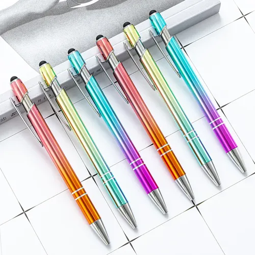 Neuer Farbverlaufs-Kugelschreiber mit Farbverlauf und