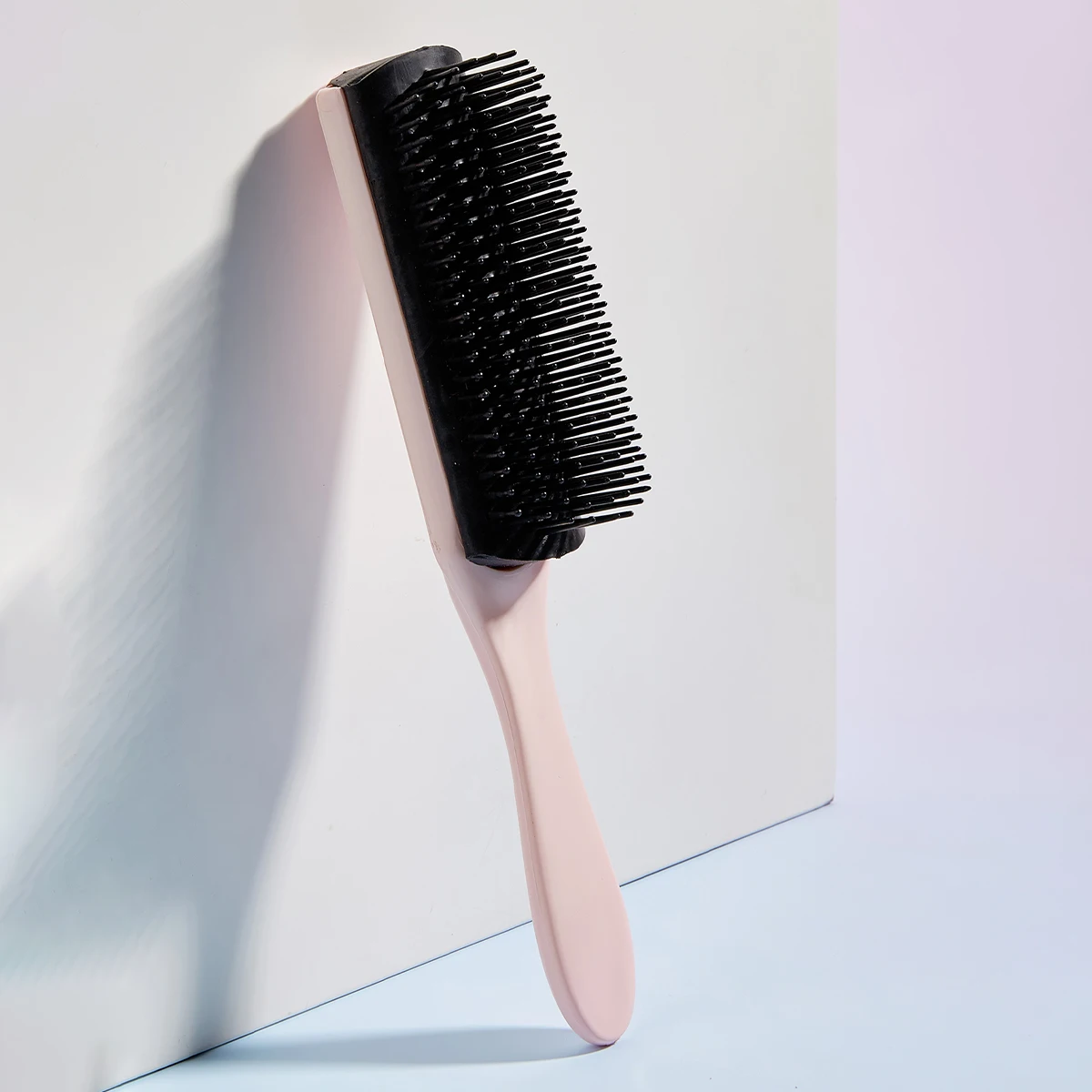 9-reihige Frauen entwirren Haar bürste Denman Haar bürste Massage gerät Salon Friseur gerade lockiges nasses Haar Kamm Styling Haar werkzeuge