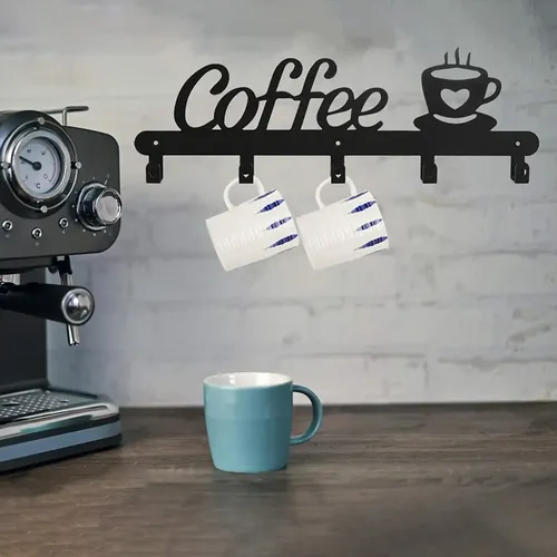Kaffeetasse halter Wand haken Kaffeetasse halter an der Wand montiert Metall kaffeetasse halter