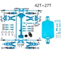 1 Set Komplett Upgrade Metall Teile Kit 1/18 RC Auto Ersatz Zubehör Für WLtoys A959-B A969-B A979-B