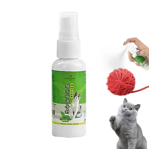50ml Katze Katzenminze Spray gesunde Zutaten Katzenminze Spray für Kätzchen Katzen & Lockstoff