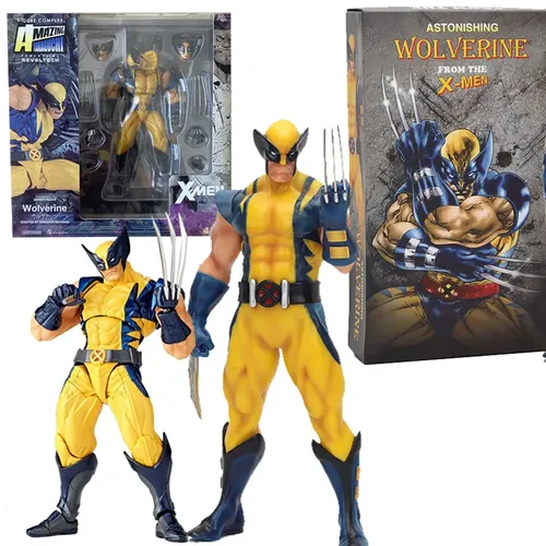 Revoltech yamaguchi wolverine action figur wolverine logan spielzeug x-men modell spielzeug gelenk