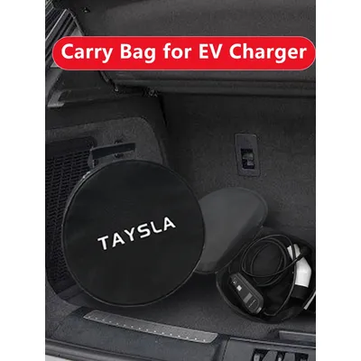 Taysla Trage tasche Tragbare Aufbewahrung tasche für Elektroauto-Ladegerät Typ 2 Ladekabel Image