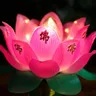 Buddhismus lotus lampe exquisite veilleuse feierliche buddhistische zeremonie verehrung buddha lampe