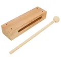 Orff Clappers Instrument Holz Percussion Block einfache musikalische Holzblock Kinderspiel zeug