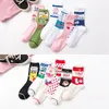 Mode Hip Hop Streetwear Frauen Kawaii Socken Baumwolle Japanischen Koreanischen Stil Cartoon Saft Lustige Rosa Socken für Frauen 421