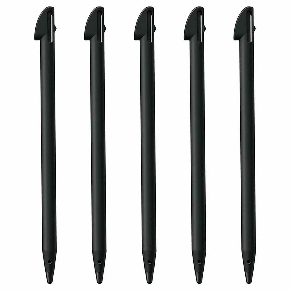 5Pcs Schwarz Kunststoff Bildschirm Stylus Stift Für Nintendo Wii U Pro Spiel Zubehör Für Nintendo Wii U Gamepad Konsole spiele Komponente Image