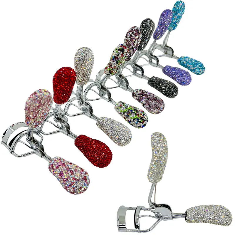 Bling Strass Wimpern Curler Pinzette Protable Bunte Curling Wimpern Clip Kosmetik Schönheit Make-Up Wimpern Werkzeug 1pc