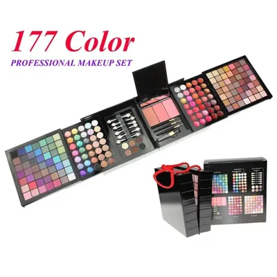 177 Farbe Lidschatten Set Lippen farbe Puder Rouge Kombination Make-up Platte Reparatur Make-up Set