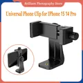 Universal-Telefon clip für iPhone 15 14 Pro 360-Grad-Drehung Handy-Clip für 1/4 Schraube Telefon