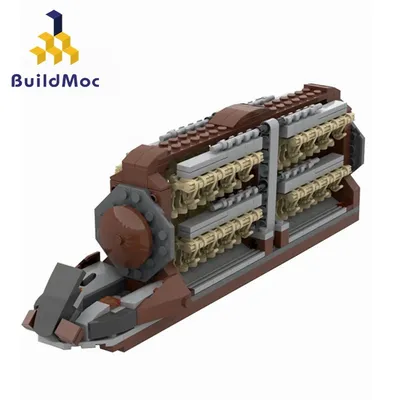 Buildmoc Space Wars Platoon Attack-Craft Space Battle Robots Bausteine Transport Schlachtschiff Image