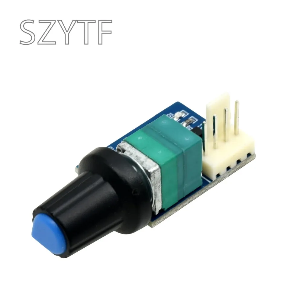 Lüfter regler PWM-Drehzahl regler 12V Ein kanal 4-polige Stumm schaltung für Computer gehäuse lüfter Image