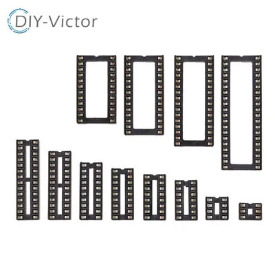 10PCS Quadratische Loch IC Sockel DIP6 DIP8 DIP14 DIP16 DIP18 DIP20 DIP28 DIP40 Stecker DIP Buchse 6 Image