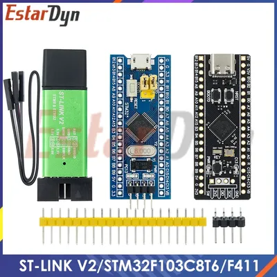 Original ST-LINK V2 Simulator Download Programmierer Original STM32F103C8T6 STM32 Minimum System Image