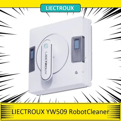 Liectroux yw509 Roboter Fenster putzer, doppelter Wassertank, 3000pa Saugkraft Smart Path Planung, fern gesteuerter Reinigungs roboter Image