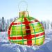 2 pcs Giant Christmas Inflatable Decorated Ball Christmas Outdoor Decorations PVC Inflatable Decorated Ball Christmas Tree Decorat