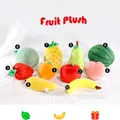 10-20cm Frucht simulation Plüschtiere Apfels cheibe Wassermelone Ananas Banane Erdbeer Orange Kinder