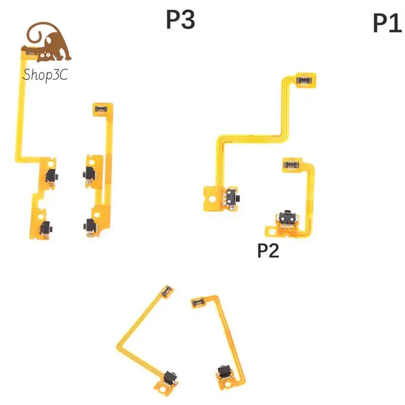 1set jcd l r schulter knopf mit flex kabel für 3ds 3dsll 3dsxl neue 3ds ll xl reparatur links rechts schalter auslöser Image