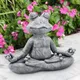 Goodeco meditieren Frosch Statue Ornament Buddha Zen Yoga Frosch Garten Statue Figur-Indoor/Outdoor