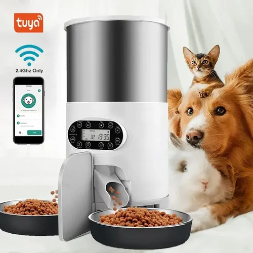 Tuya smart app tierfutter automat katzen-und hundefutter automat für kleine und mittlere katzen und