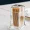 Acryl Zahnstocher Flasche Elegant Sauber Quadratische Form ungiftig Für Home Küche Lagerung Gadgets
