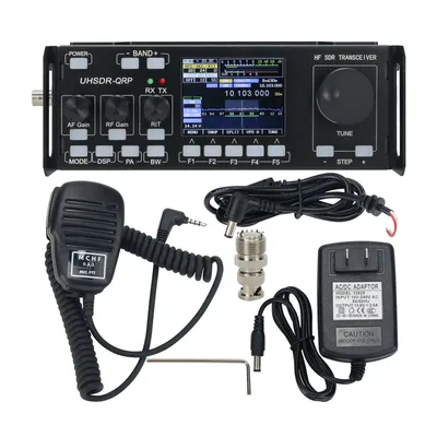 Hangeek new mchf v0.6.3 15w sdr hf qrp transceiver ssb cw am amateur ham radio empfangen/senden/stimmen/vfo/split modus 0,5 M-30MHz