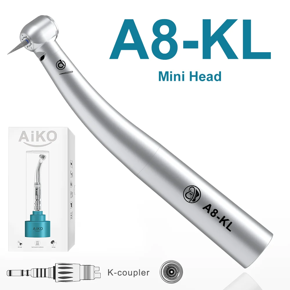 Led Fiber Optic Licht Mini/Standard Kopf High Speed Air Turbine Zahnpflege Handstück Patrone Rotoren Zahnmedizin Werkzeuge Image