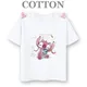 Baumwolle T-Shirt für Kinder Disney Stitch und Mickey Mouse Kinder Jungen T-Shirts Sommer Mode