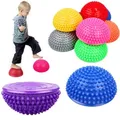 16cm/7cm Yoga Ball PVC aufblasbarer Massage punkt Half Fit Balance Trainer Stabilisator Fitness