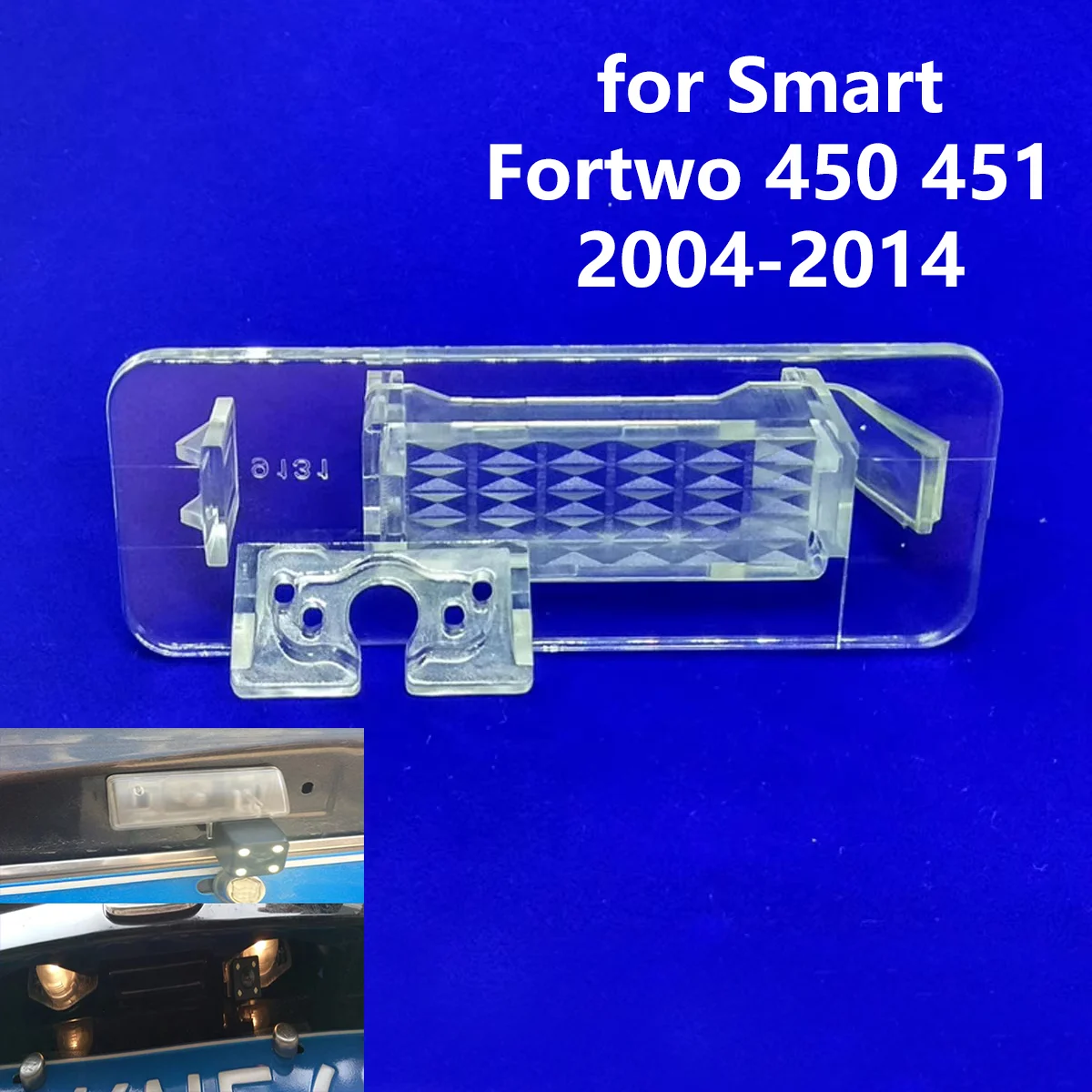 Halterung für Auto-Rückfahrkamera, Kennzeichenbeleuchtung, Gehäuse, Halterung für Mercedes-Benz Smart Fortwo 451 450 Image