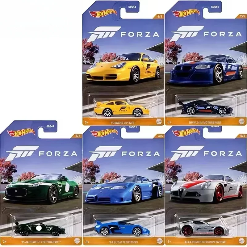 Echtes Hot Wheels Auto Forza 1/64 Kinderspielzeug für Jungen Diecast Bugatti Alfa Romeo Wettbewerb BMW Juguetes Geburtstagsgeschenk Image