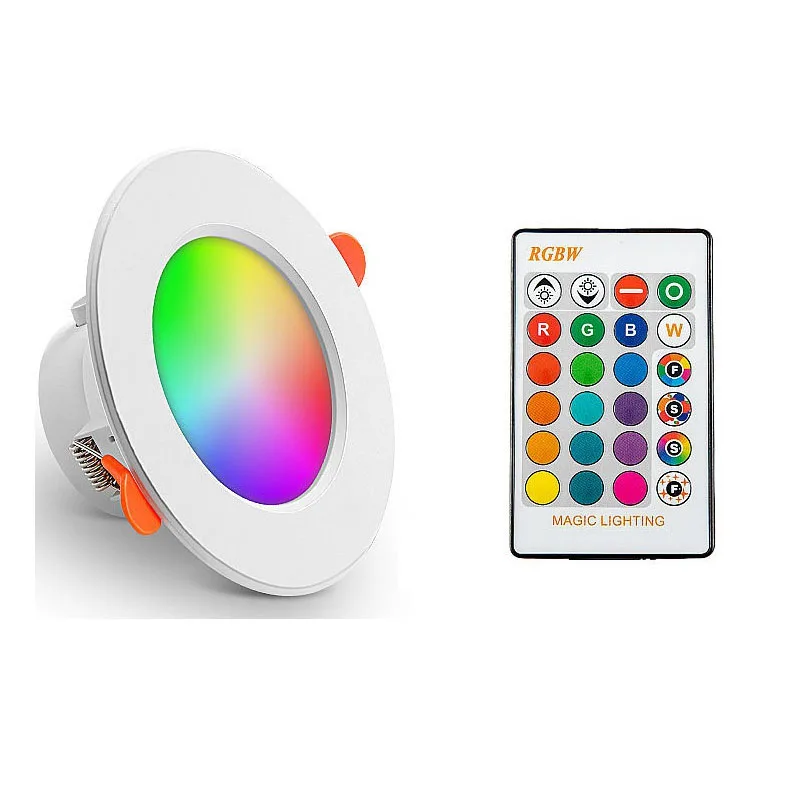 Tuya Bluetooth Smart Deckenleuchte Innen Runde Einbaustrahler LED APP Steuerung 10W 15W RGBCW Farbwechsel Dimmbare Deckenleuchte