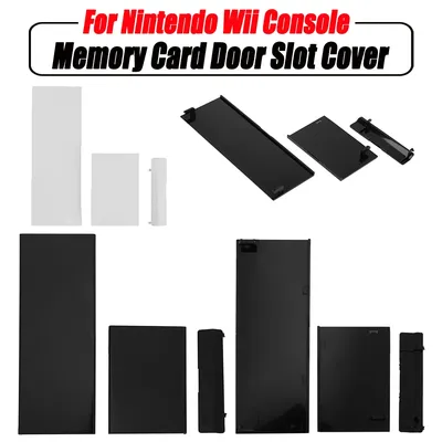 1-5 Sätze 3 in 1 Speicher karte Tür schlitz abdeckung Deckel Ersatz für Nintendo Wii Konsole Zubehör GC Memory Controller Tür