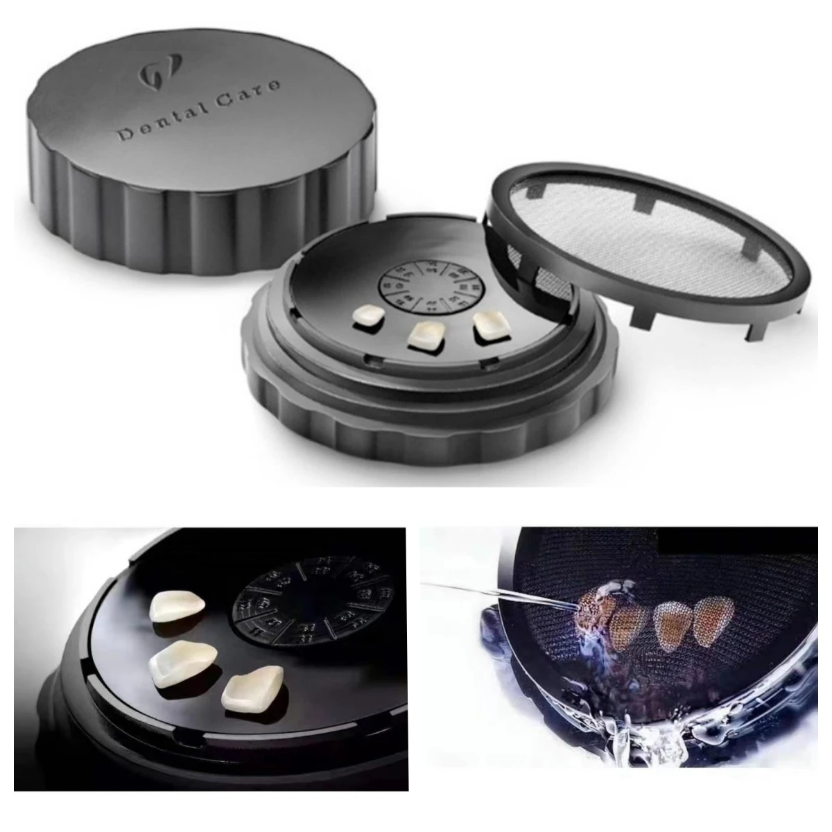 Dental Veneer Spülen Spülen Box Porzellan Veneers Sterilisieren Flush Ätzen Lagerung Fall Zahnmedizin Labor Zubehör Image