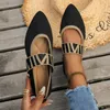 Neue Damen Ballerinas Freizeit schuhe Low Heel Barfuß elegante Frau Turnschuhe socofy bequeme spitze