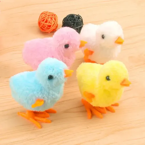 Ostern Aufziehen Küken Spielzeug Aufziehen springen niedlichen Huhn Plüsch Küken Spielzeug für