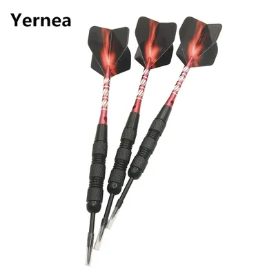 Yernea Darts 3pcs neue Stahls pitze Darts 20g Profisport Stahl Spitz pfeile rote Aluminium legierung Image