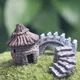 Mini Cottage Modell Miniaturen Cartoon Häuser Figuren Garten Villa Ornament für Gras Blumentopf