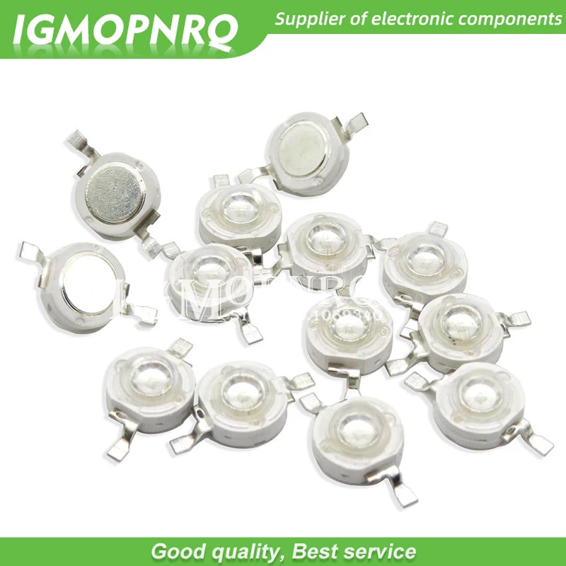 10pcs 1w LED weiß rot gelb grün blau 5 Farben Hochleistungs-LED-Perlen hohe Helligkeit LED Image